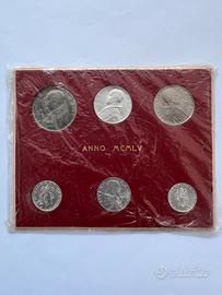 Monete serie lire vaticano 1955