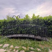 Ponte da giardino in acciaio