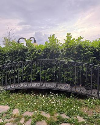 Ponte da giardino in acciaio