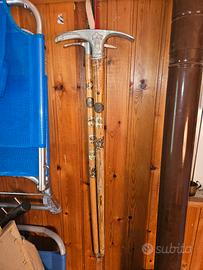Coppia Bastoni da Montagna Vintage anni ‘60 con Ta