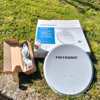 Parabola satellitare Metronic 60cm completa con LN
