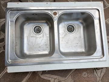 lavandino acciaio inox 