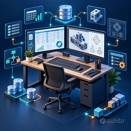 Ingegnere Master Data, database, Excel, CAD 2D/3D