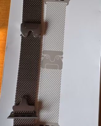 Cinturino Apple watch ultra milanese titanio