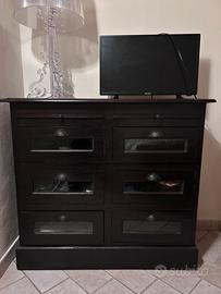 Cassettiera in legno