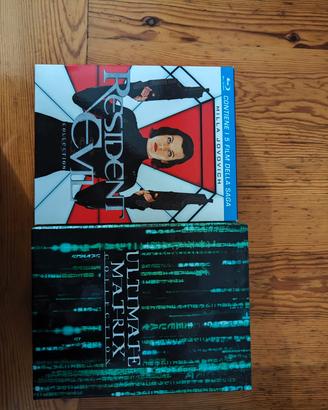 Cofanetto blu ray Matrix