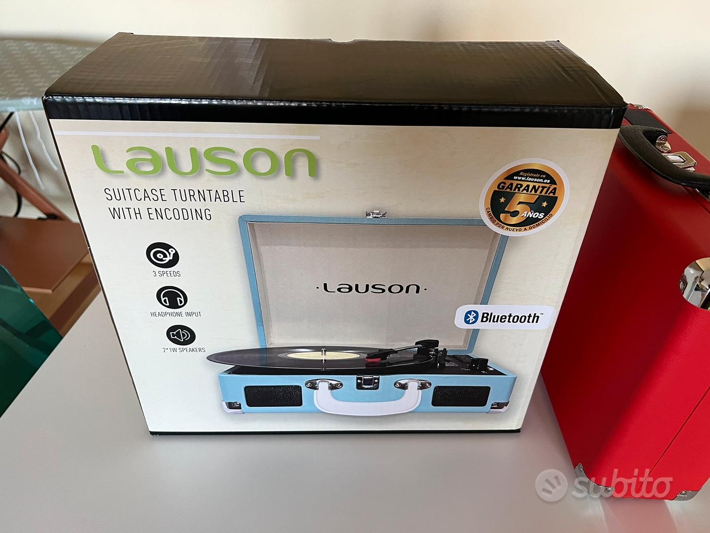 Lauson sales suitcase turntable