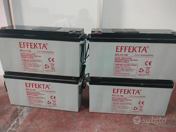 Batterie AGM 12V 150Ah - x impianti HI-FI Auto