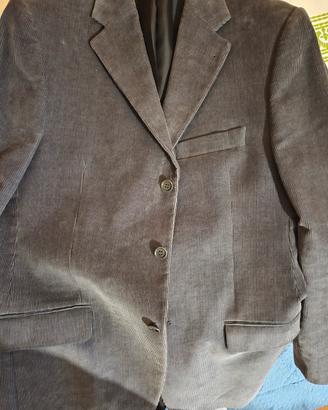 Giacca sportivo/elegante a coste velluto 