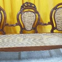 Divano tre posti in legno di teak asiatico