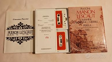 Puccini Manon Lescaut audiocassette