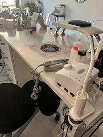 Tavolo manicure nails +  aspiratore emil