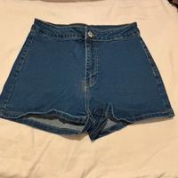 Shorts donna SHEIN in jeans – Taglia M (blu scuro)