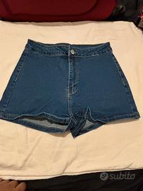 Shorts donna SHEIN in jeans – Taglia M (blu scuro)