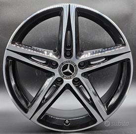 4 cerchi lega mercedes a a-amg b cla r18 lt4628