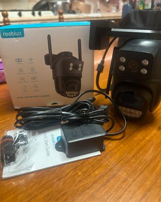 Telecamera WiFi Dual Lens 4K PTZ Nuova + Box