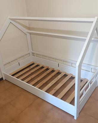 Letto Montessori bianco 80x160