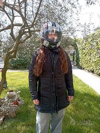 Giubbotto moto donna