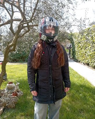 Giubbotto moto donna