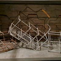 porta bottiglie in metallo