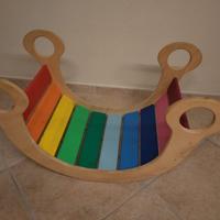 Rainbow Rocker bambini dondolo Montessori