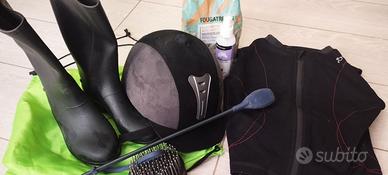 Attrezzatura equitazione bimba