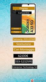 Sostituzione Display Samsung A33-A336B