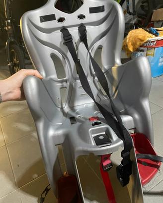 Seggiolino Bici Posteriore Bimbo/a – Grigio