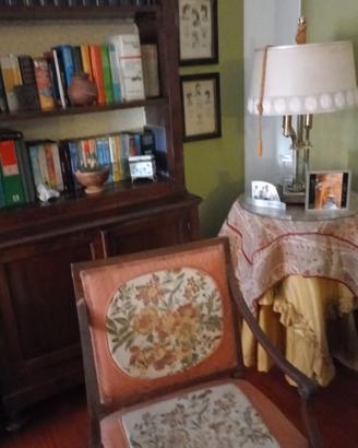 libreria 3 pezzi in noce