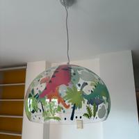 Kartell lampadario Small Fly Kids Dinosauro