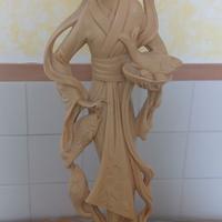 Statua cinese vintage anni 50/60