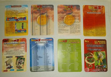 Checklist e Regole di gioco Lamincards Dragonball