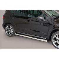 Coppia set pedane protezione sottoporta laterali T