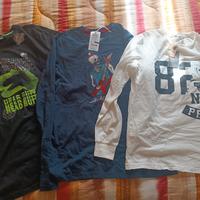 tre maglie maniche lunghe ragazzo 14/16 anni