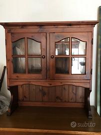 Vetrinetta legno arte povera