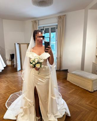 Abito da sposa WONA Concept in Raso