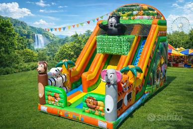 Scivolo, Gioco Gonfiabile x Bambini per Luna Park