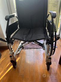 Carrozzina disabili autospinta Temigea, pieghevole