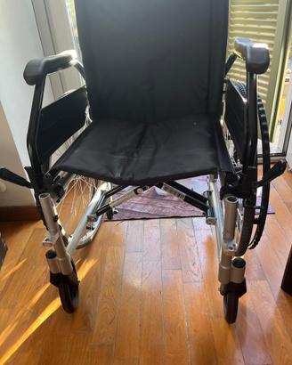 Carrozzina disabili autospinta Temigea, pieghevole
