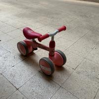 Triciclo per bambina senza pedali