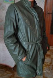 Giacca vintage in vera pelle