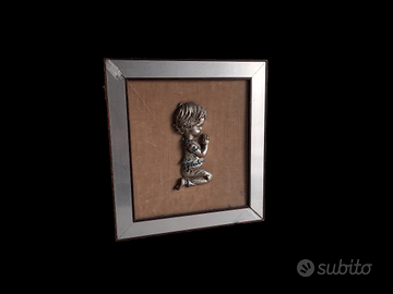 Deliziosa decorazione raffigurante un bambino