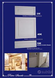 pannello boiserie in gesso decoro parete riquadri
