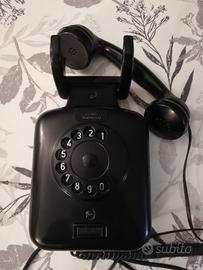 Telefono vintage a disco da parete 