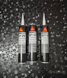 Sigillante Sikaflex 521 UV nero, 3 pezzi