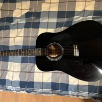 chitarra acustica nera stinger