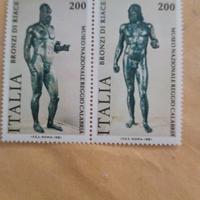 francobolli italiani nuovi bronzi di riace