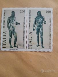 francobolli italiani nuovi bronzi di riace