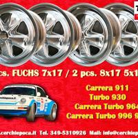4 cerchi Porsche Fuchs 7x17 8x17 911 -1989 914-6 9