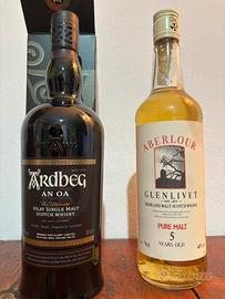 Whisky Ardberg e Aberlour